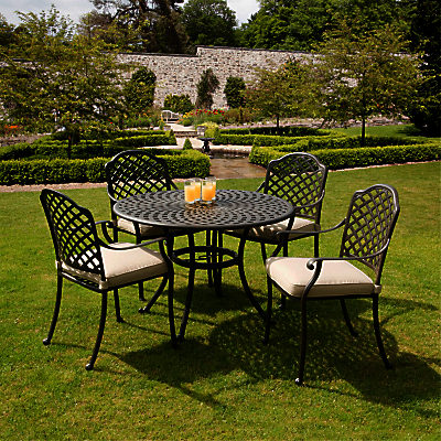 Suntime Buckingham Aluminium 4-Seater Dining Set